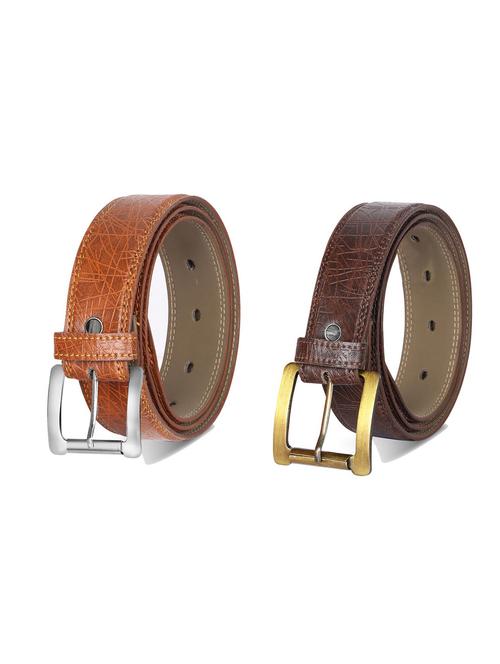 combo pack of multi colored leatherette belts - 19227382 -  Standard Image - 0