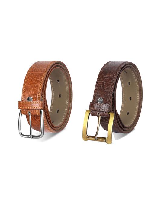 combo pack of multi colored leatherette belts - 19227384 -  Standard Image - 0