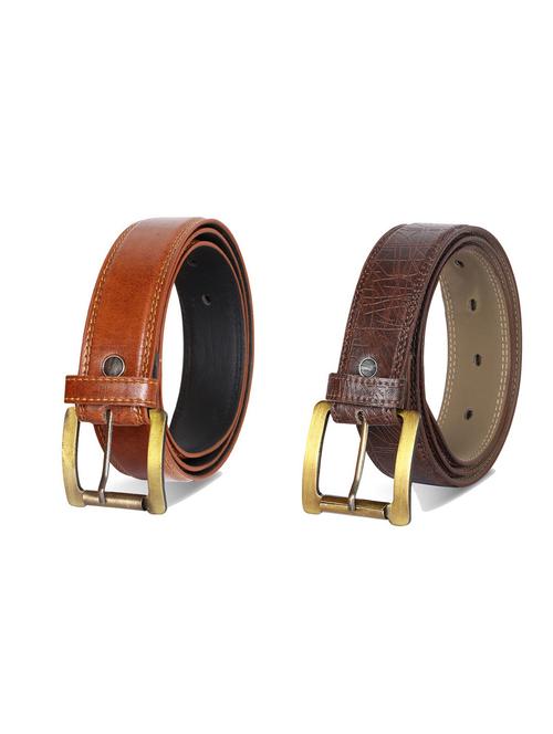 combo pack of multi colored leatherette belts - 19227399 - Standard Image - 0