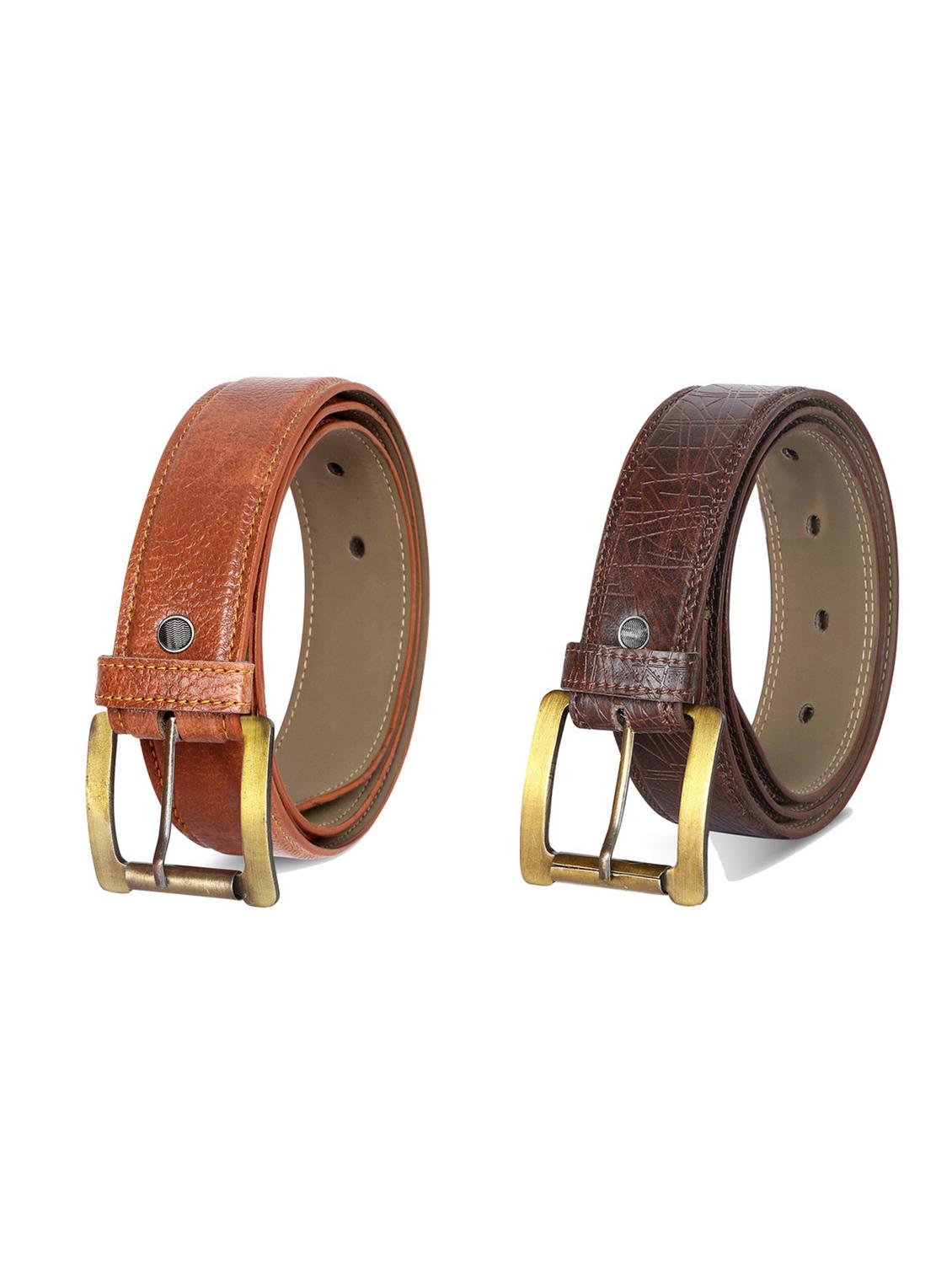 combo pack of multi colored leatherette belts - 19227435 -  Zoom Image - 0