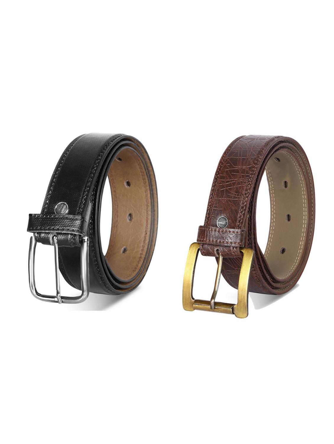 combo pack of multi colored leatherette belts - 19227462 -  Zoom Image - 0