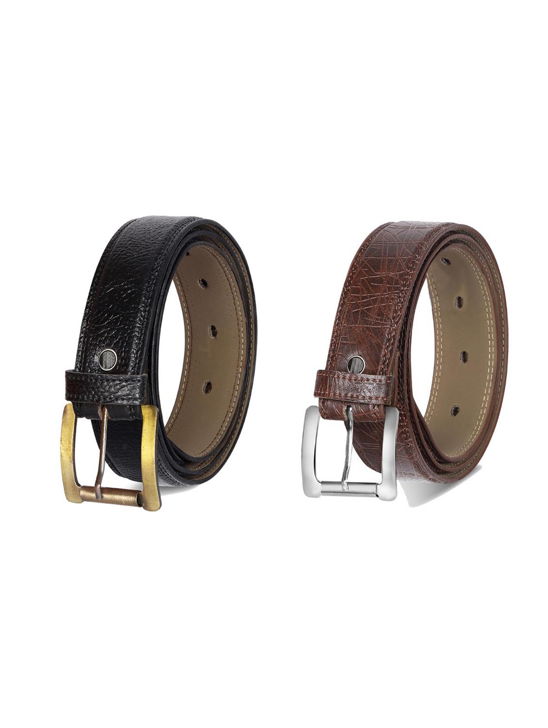combo pack of multi colored leatherette belts - 19227523 -  Zoom Image - 0