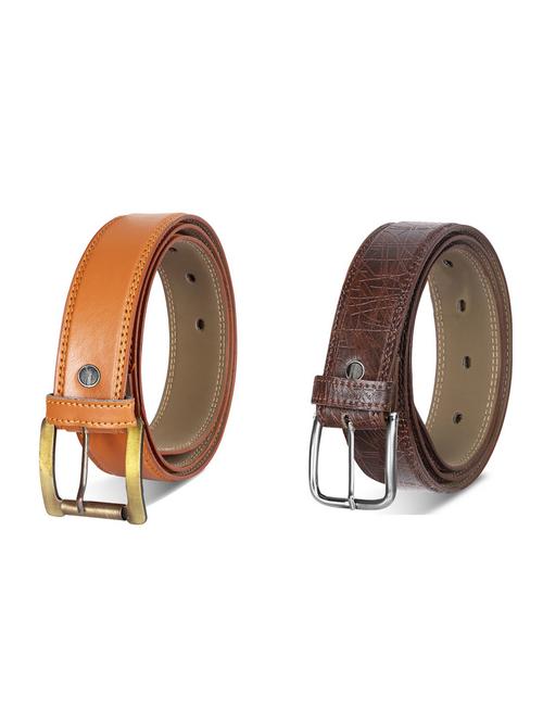 combo pack of multi colored leatherette belts - 19227750 -  Standard Image - 0