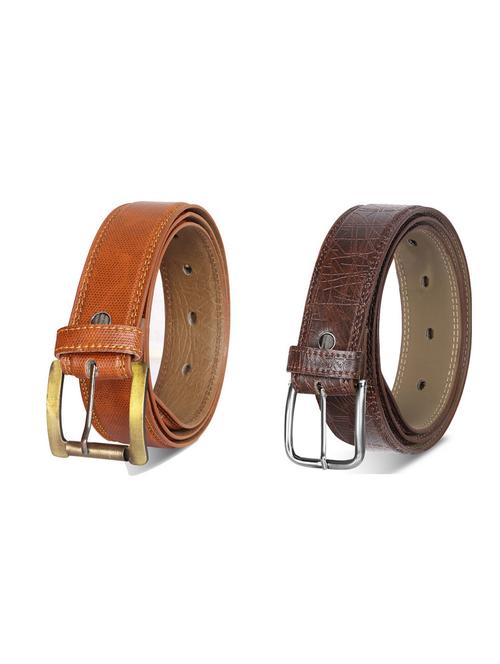 combo pack of multi colored leatherette belts - 19227768 - Standard Image - 0