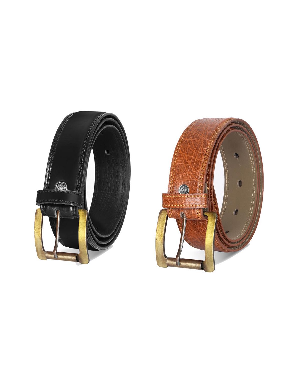 combo pack of multi colored leatherette belts - 19227972 -  Zoom Image - 0