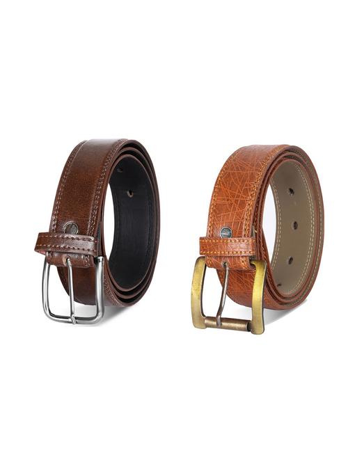 combo pack of multi colored leatherette belts - 19227981 - Standard Image - 0