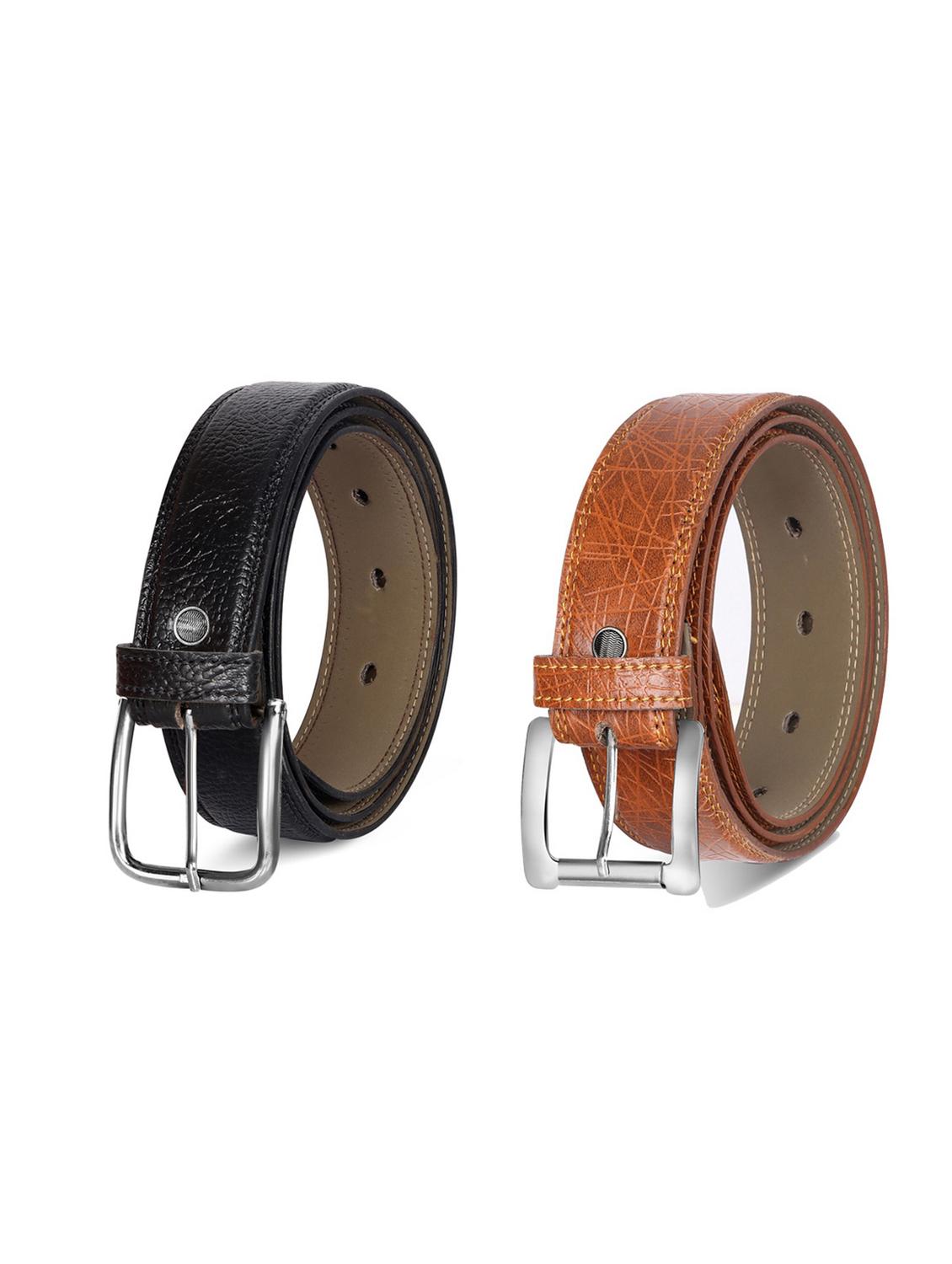 combo pack of multi colored leatherette belts - 19228105 - Zoom Image - 0