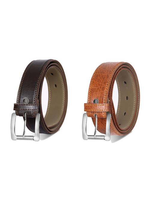 combo pack of multi colored leatherette belts - 19228127 - Standard Image - 0
