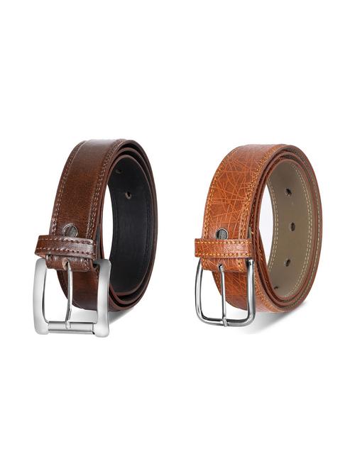 combo pack of multi colored leatherette belts - 19228258 - Standard Image - 0