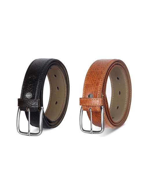 combo pack of multi colored leatherette belts - 19228290 - Standard Image - 0