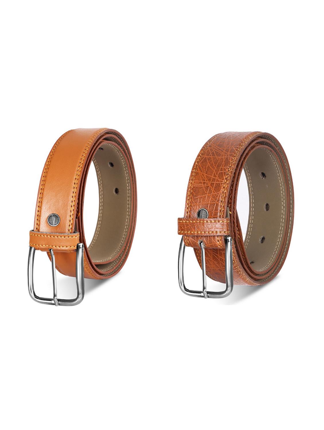 combo pack of brown leatherette belts - 19228320 - Zoom Image - 0