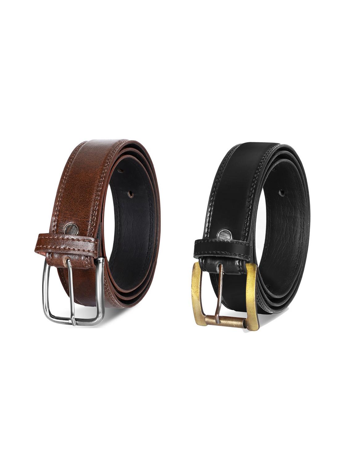 combo pack of multi colored leatherette belts - 19228530 - Zoom Image - 0