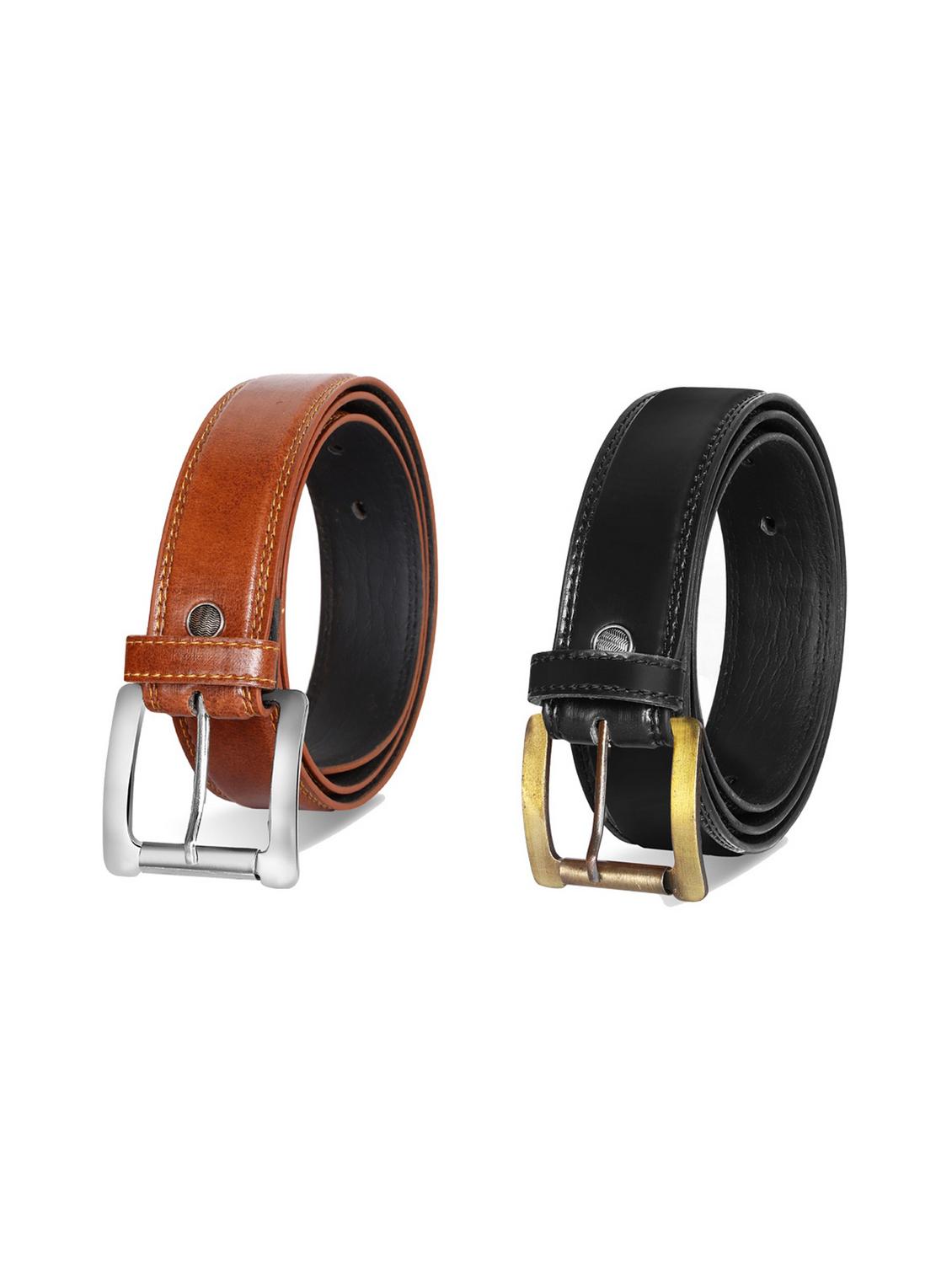 combo pack of multi colored leatherette belts - 19228534 -  Zoom Image - 0