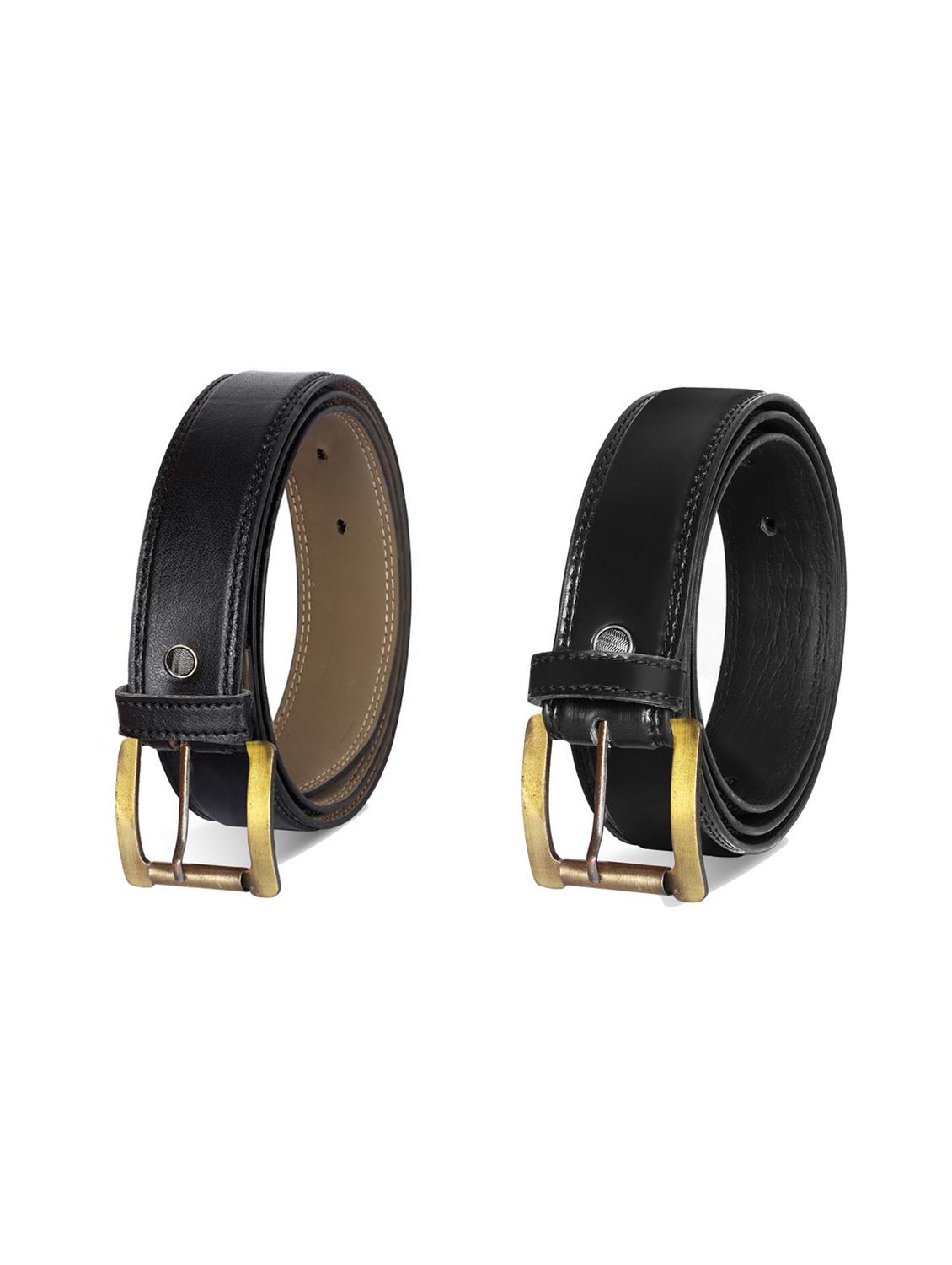 pack of 2 leatherette belt - 19228575 -  Zoom Image - 0