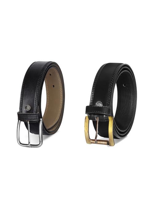 pack of 2 leatherette belt - 19228578 -  Standard Image - 0