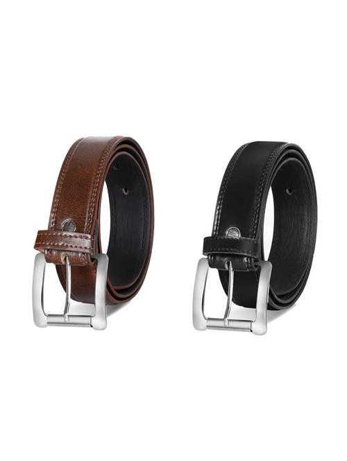 pack of 2 leatherette belt - 19228616 -  Standard Image - 0