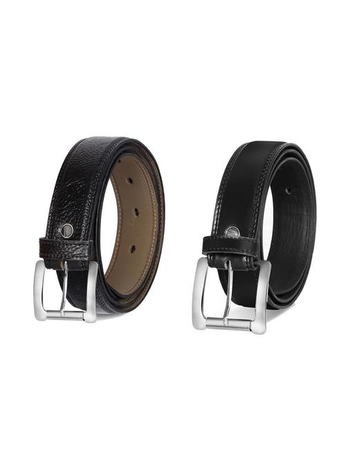 pack of 2 leatherette belt - 19228646 -  Standard Image - 0