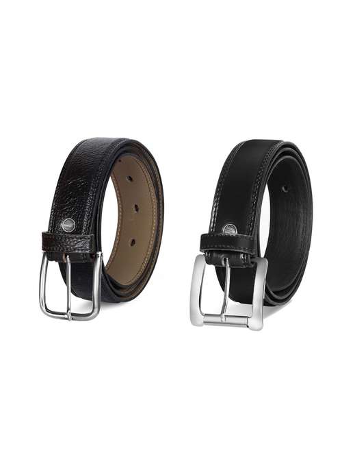 pack of 2 leatherette belt - 19228648 -  Standard Image - 0