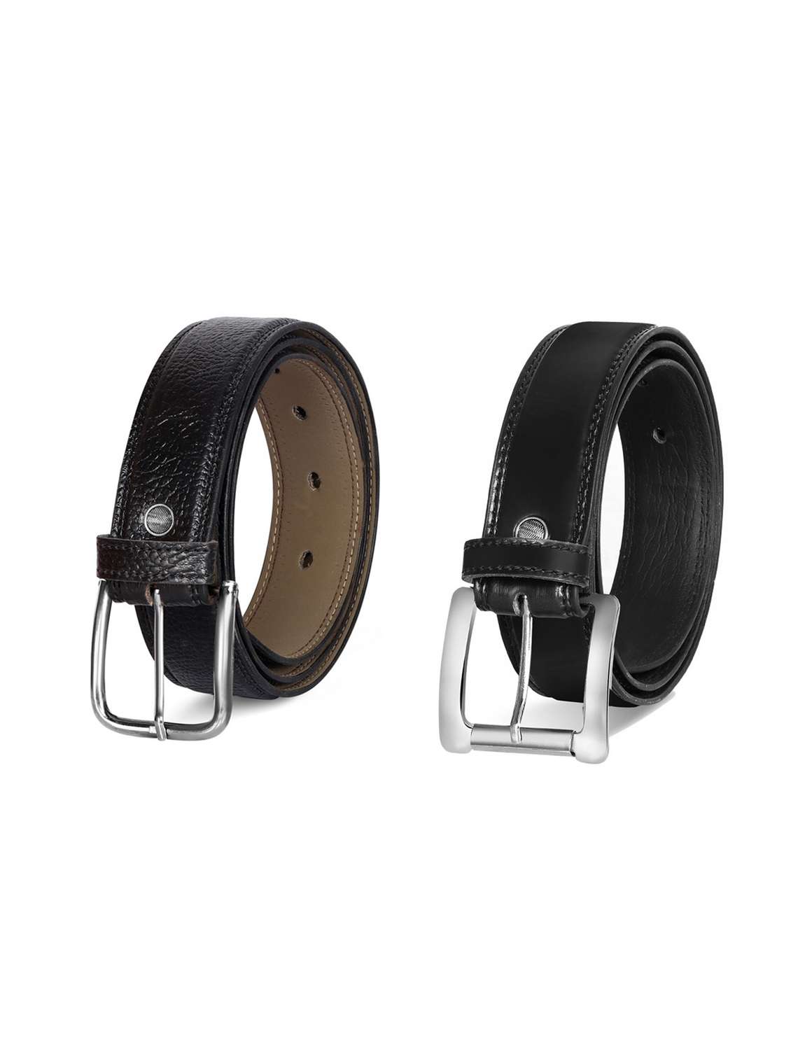 pack of 2 leatherette belt