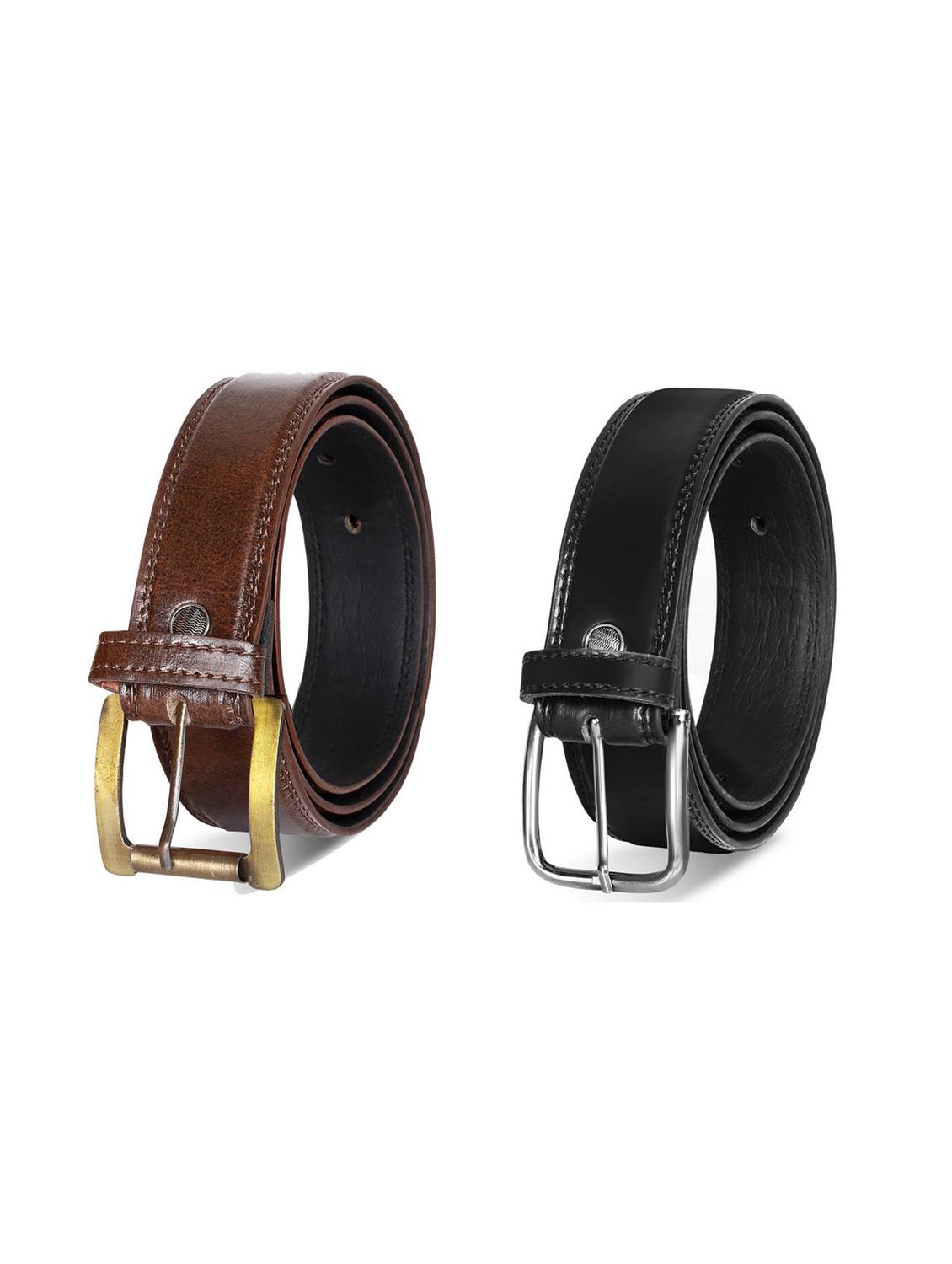 pack of 2 leatherette belt - 19228788 -  Zoom Image - 0