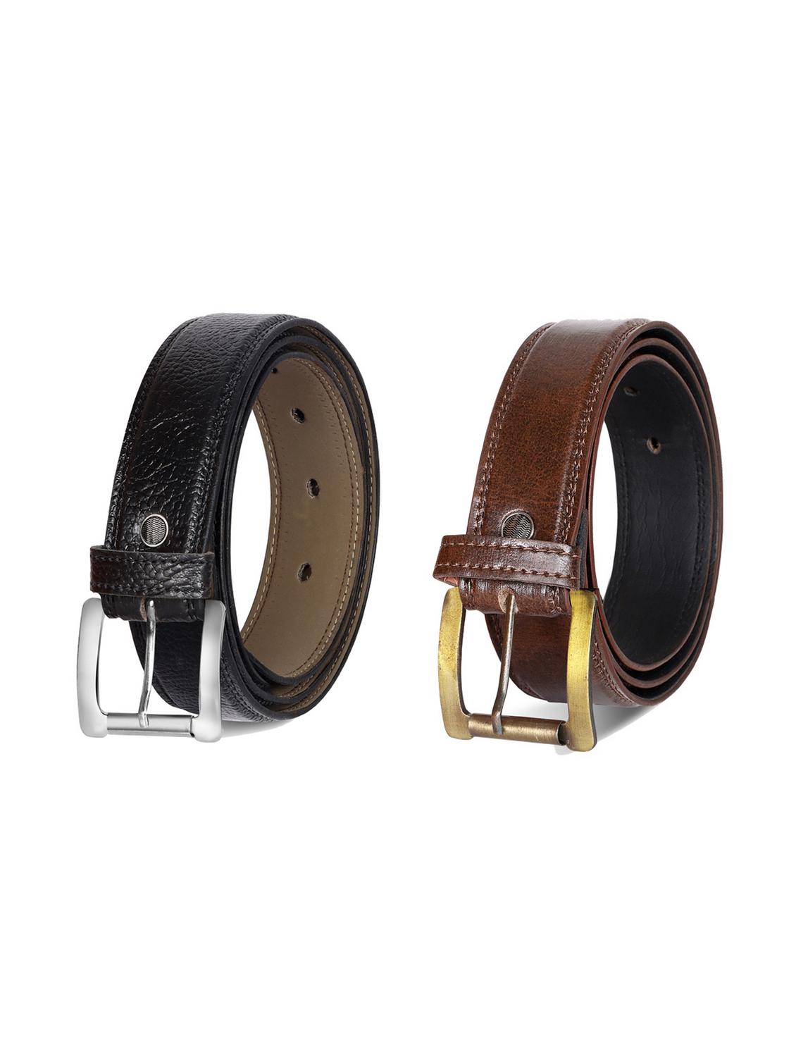 pack of 2 leatherette belt - 19229071 -  Zoom Image - 0