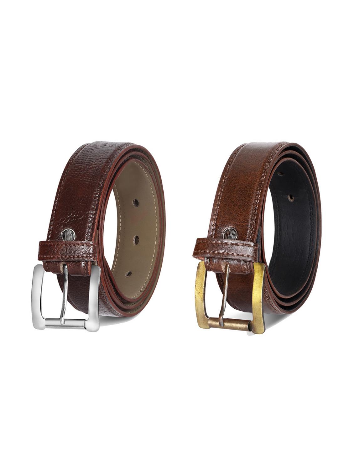 pack of 2 leatherette belt - 19229077 -  Zoom Image - 0