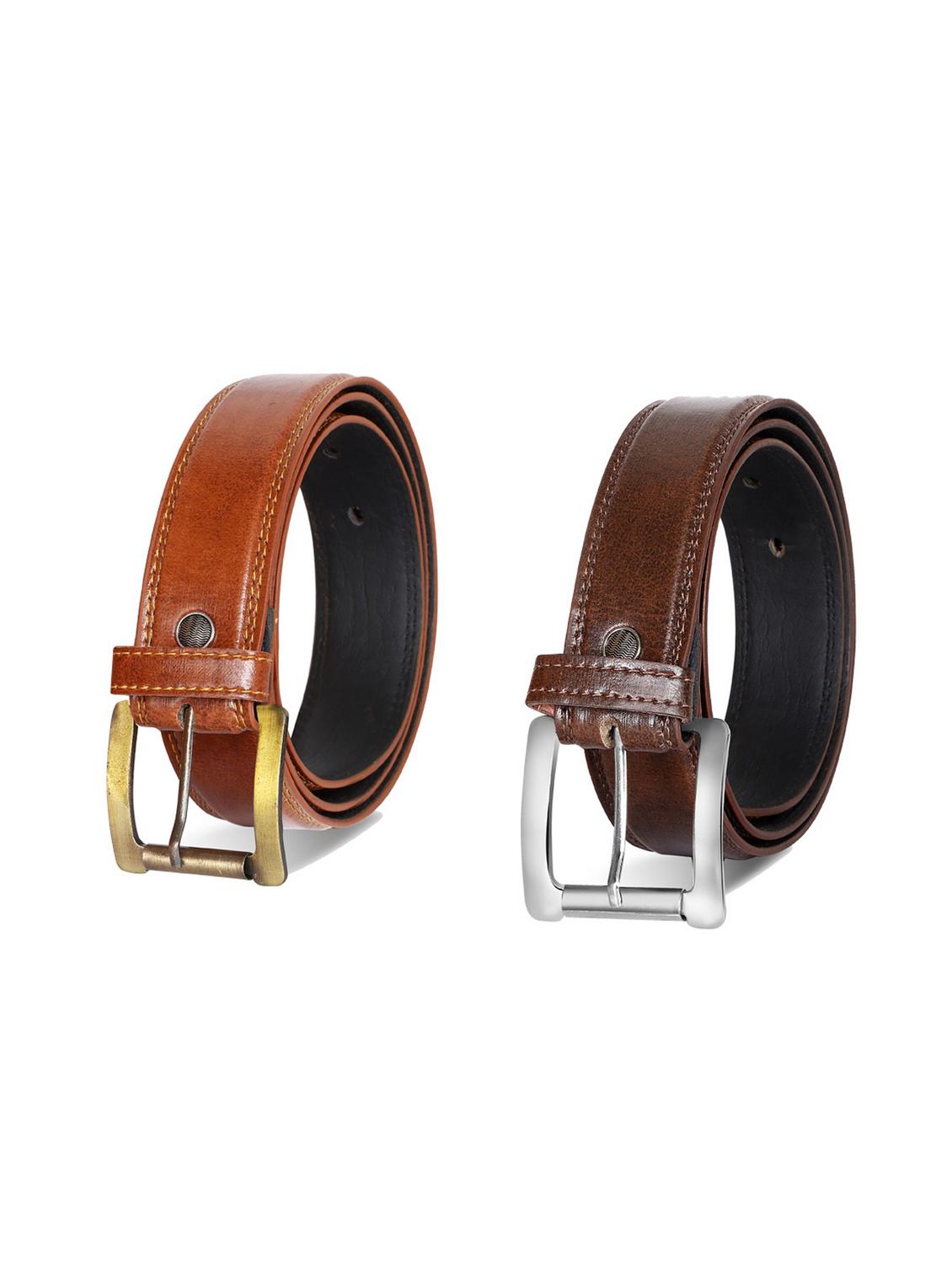 pack of 2 leatherette belts - 19229128 -  Zoom Image - 0