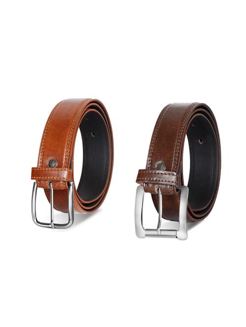 pack of 2 leatherette belts - 19229131 - Standard Image - 0