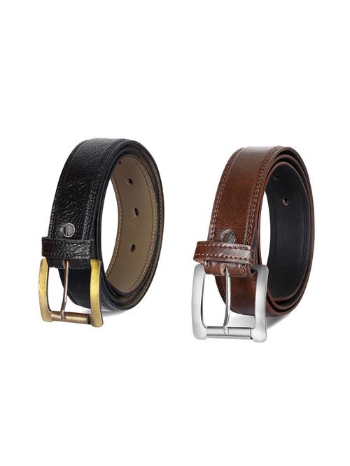 pack of 2 leatherette belts - 19229152 - Standard Image - 0