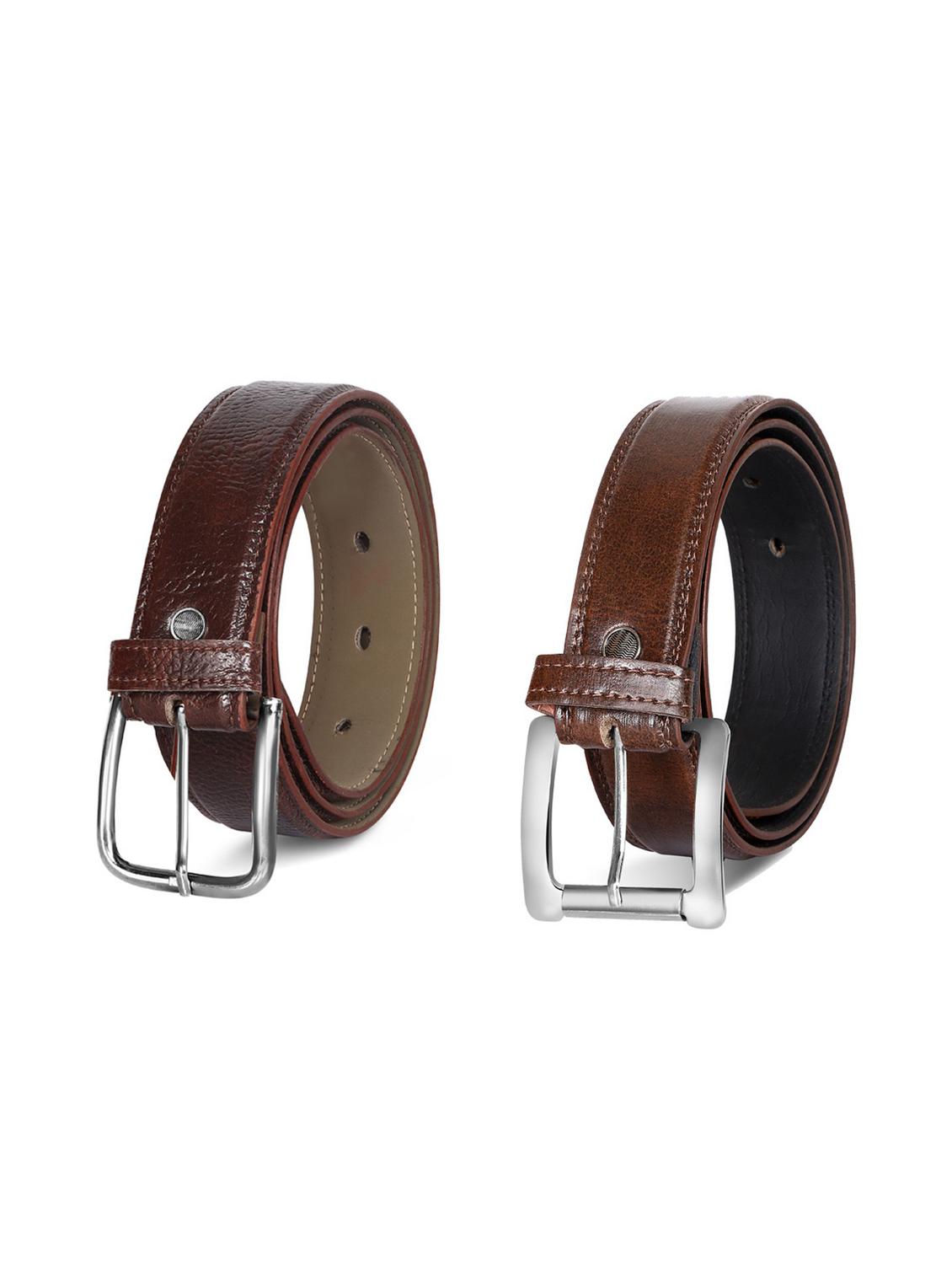 pack of 2 leatherette belts - 19229161 -  Zoom Image - 0