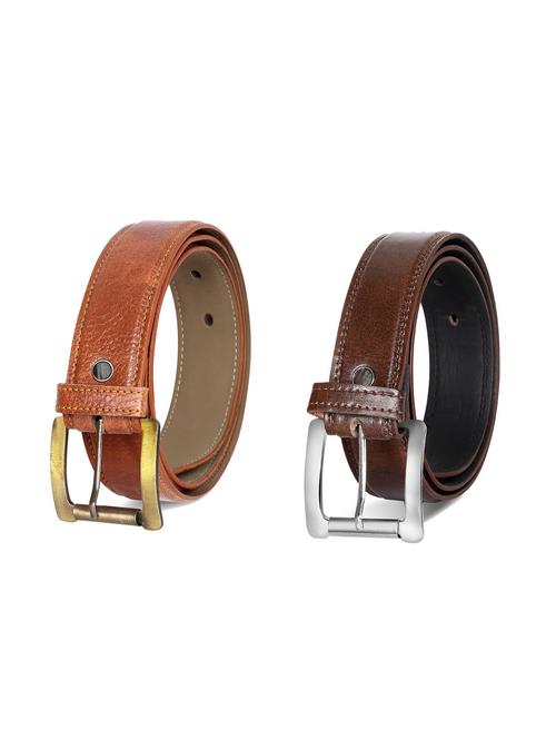 pack of 2 leatherette belts - 19229164 - Standard Image - 0