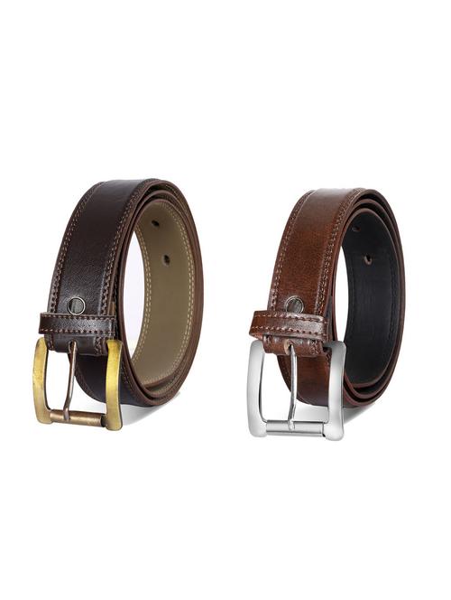 pack of 2 leatherette belts - 19229176 - Standard Image - 0