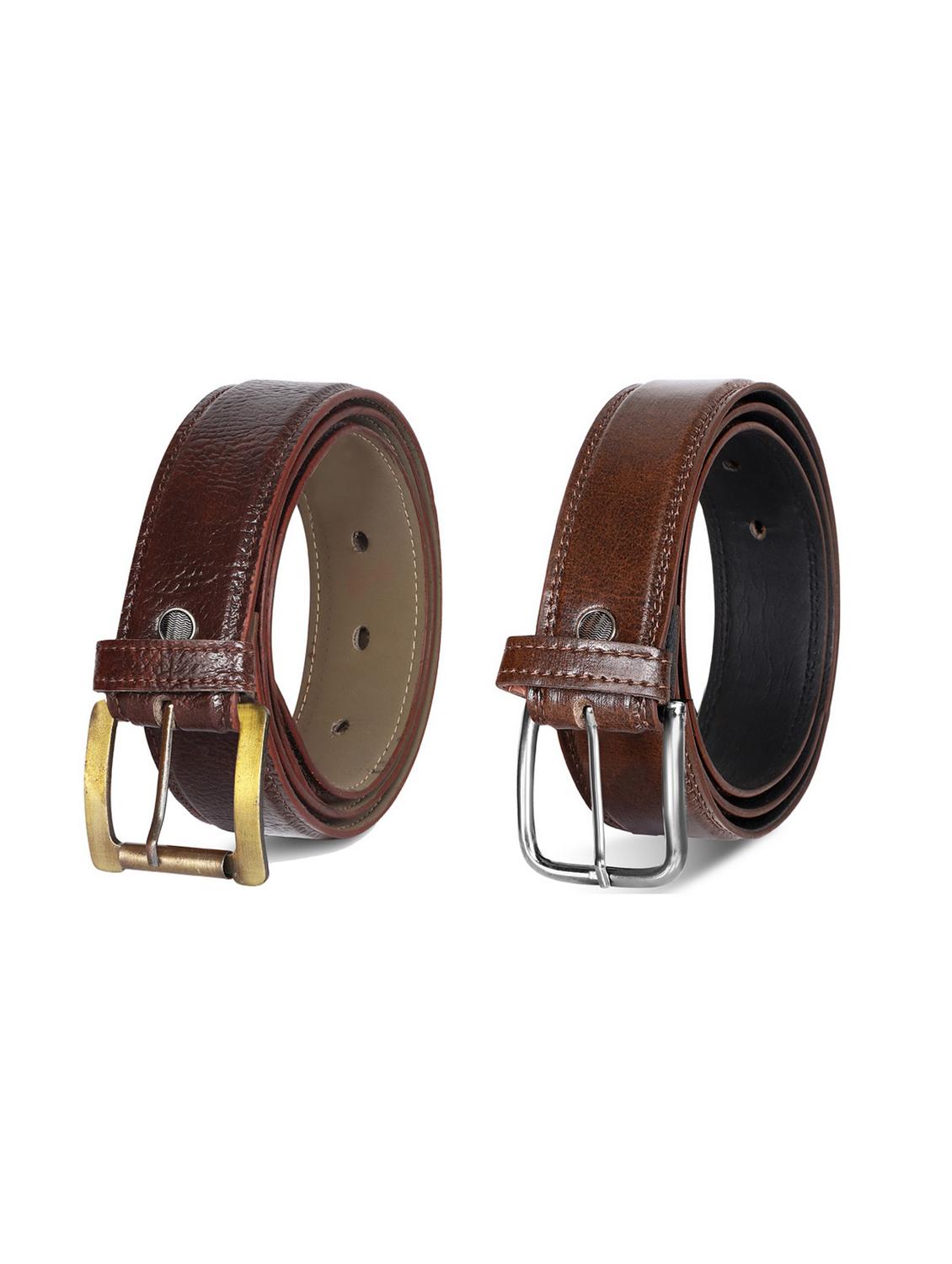 brown leatherette belt - 19229319 -  Zoom Image - 0