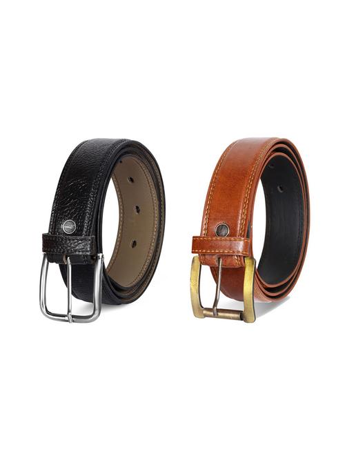 pack of 2 leatherette belts - 19229550 - Standard Image - 0