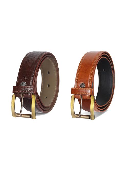 pack of 2 leatherette belts - 19229553 -  Standard Image - 0