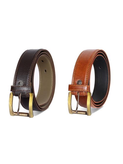 pack of 2 leatherette belts - 19229571 -  Standard Image - 0