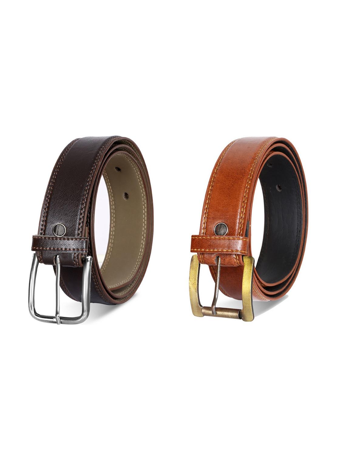 pack of 2 leatherette belts - 19229574 -  Zoom Image - 0