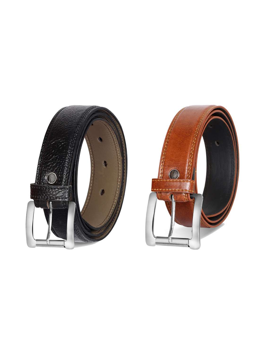 pack of 2 leatherette belts - 19229624 - Zoom Image - 0