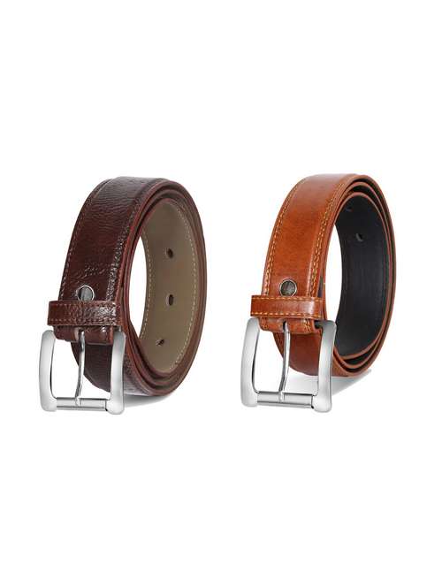 pack of 2 leatherette belts - 19229630 - Standard Image - 0