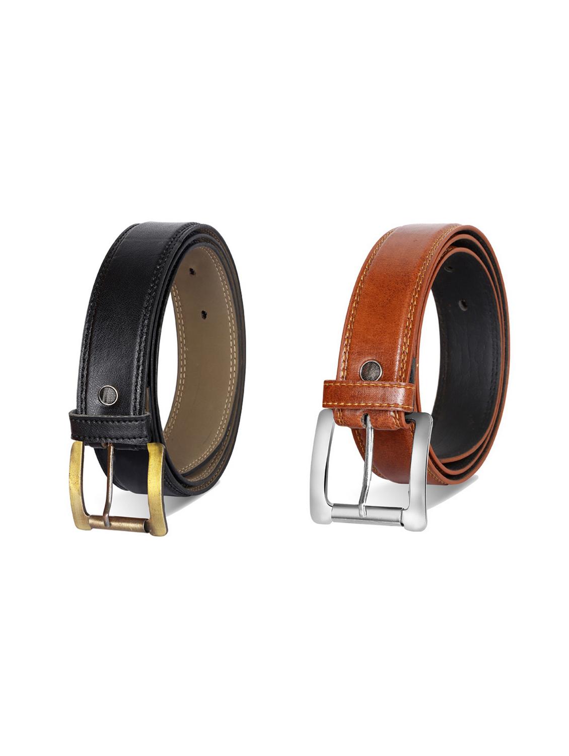 pack of 2 leatherette belts - 19229641 -  Zoom Image - 0