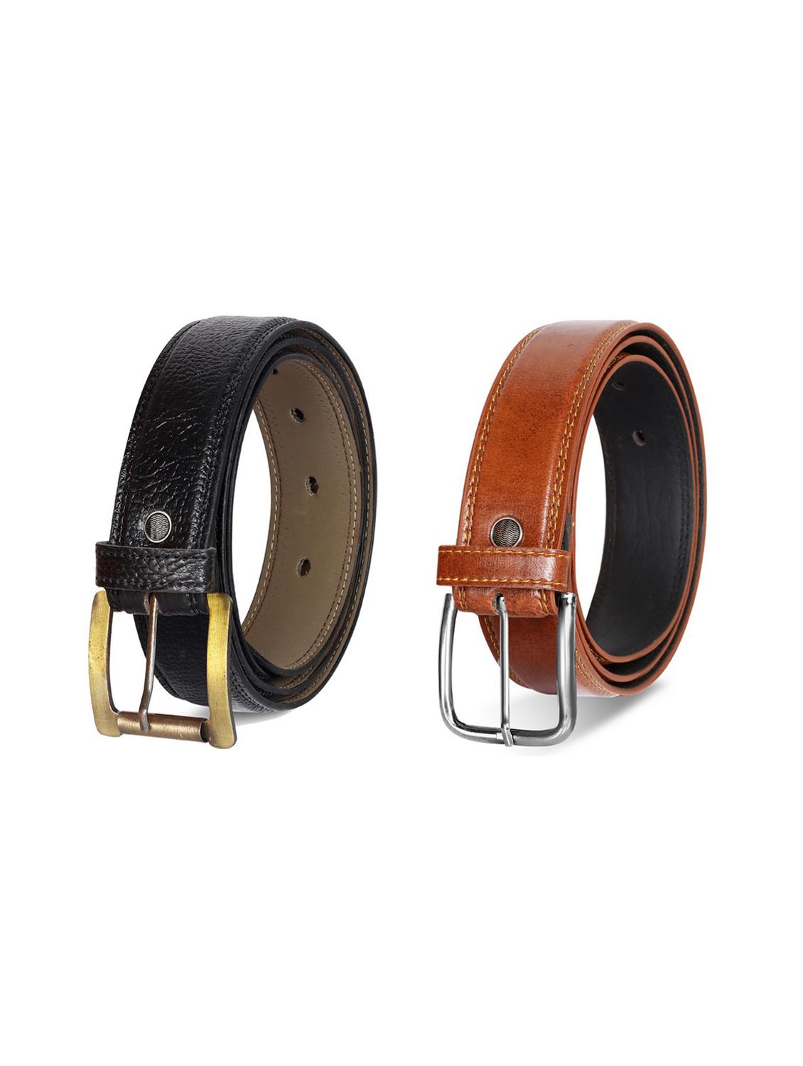 pack of 2 leatherette belt - 19229772 -  Zoom Image - 0