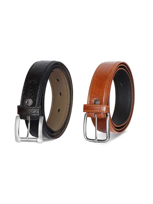 pack of 2 leatherette belt - 19229773 -  Standard Image - 0