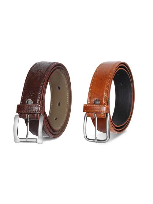 pack of 2 leatherette belt - 19229779 - Standard Image - 0