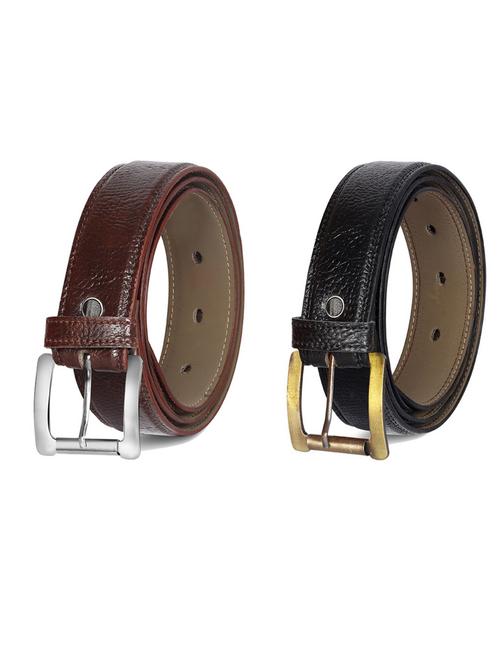 pack of 2 leatherette belts - 19231101 - Standard Image - 0