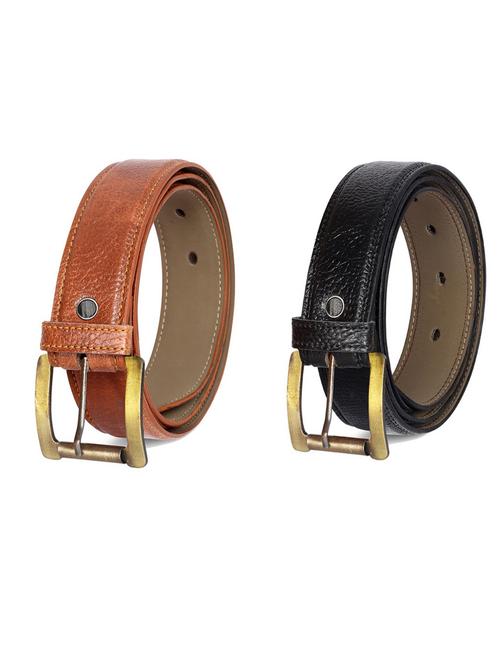 pack of 2 leatherette belts - 19231106 -  Standard Image - 0