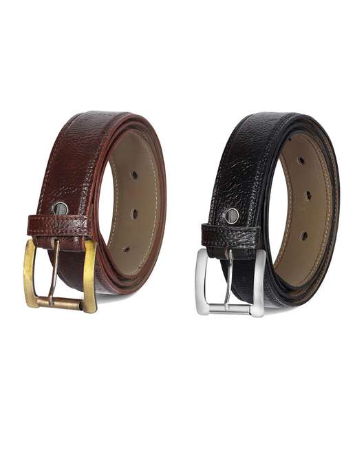 pack of 2 leatherette belts - 19231152 -  Standard Image - 0