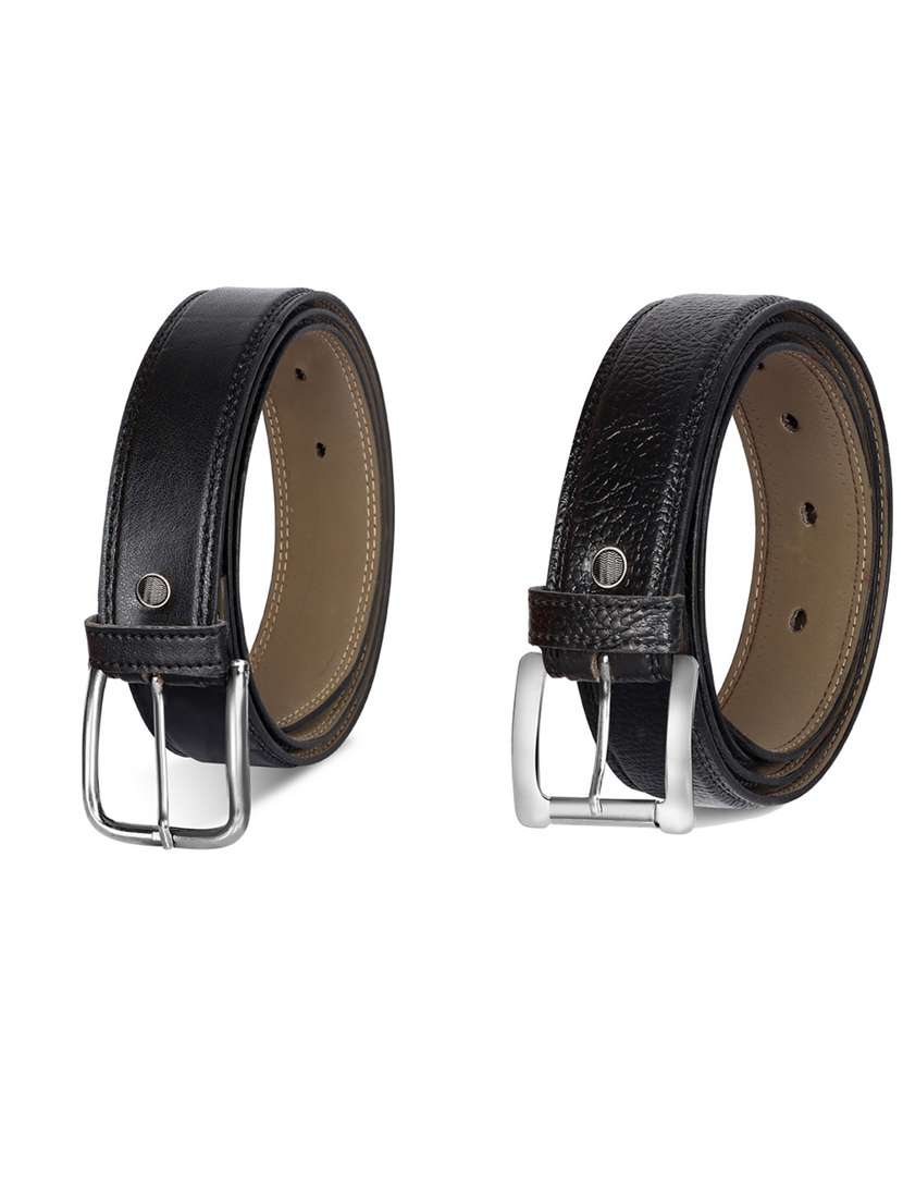 pack of 2 leatherette belts