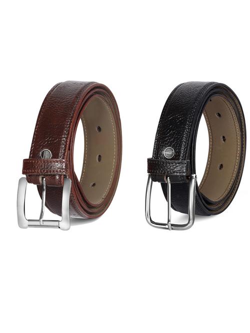 pack of 2 leatherette belts - 19231254 - Standard Image - 0