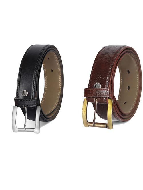 pack of 2 leatherette belts - 19231410 - Standard Image - 0