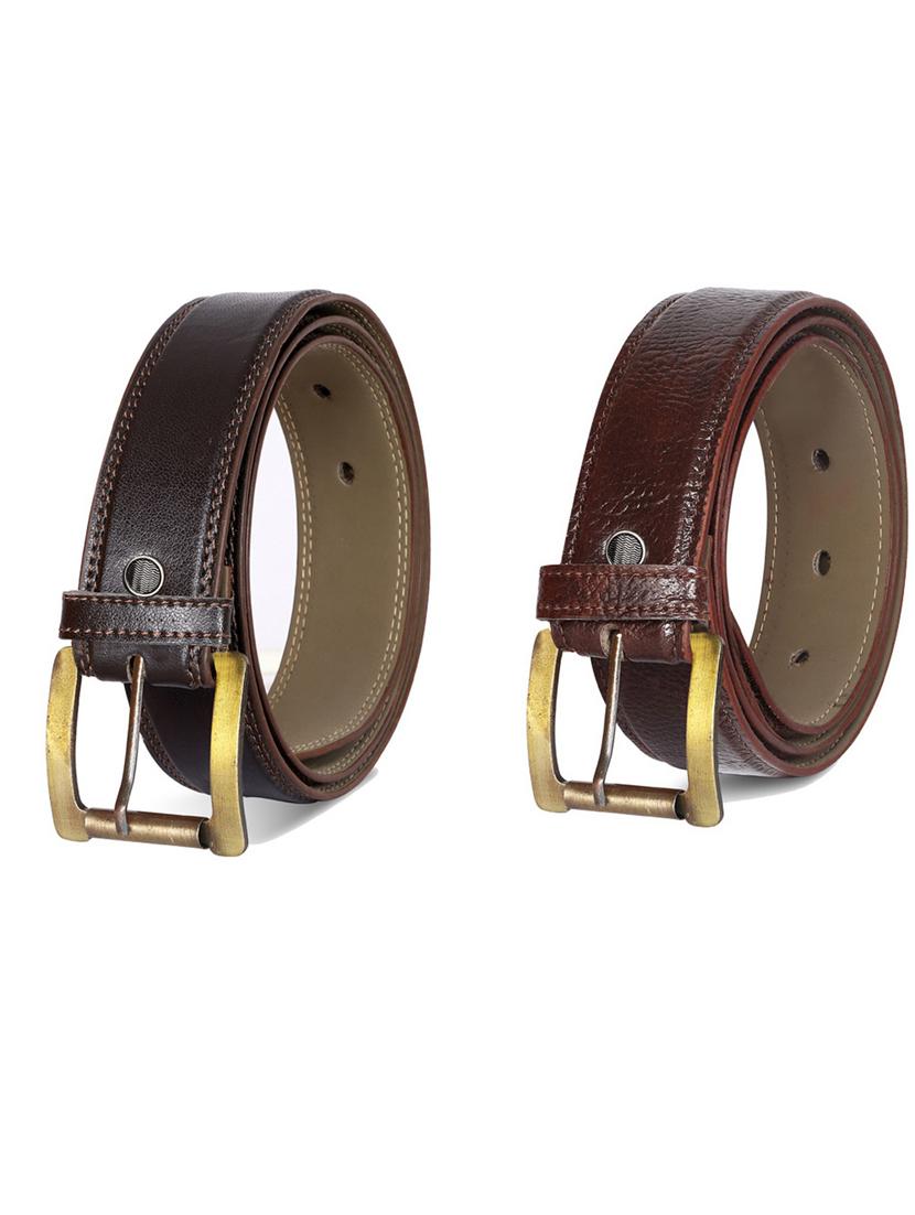 pack of 2 leatherette belts - 19231415 -  Zoom Image - 0
